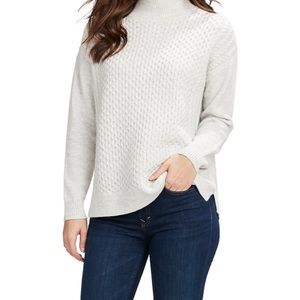 🐳 Vineyard Vines 🐳 Aran Stitch Mock Neck Sweater